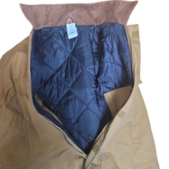 Carhartt Mens 46 Loose Fit Firm Insulated Traditional Coat - Picture 8 of 10